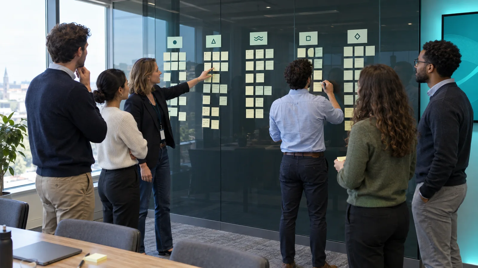 Block 1: the task inventory on the screen